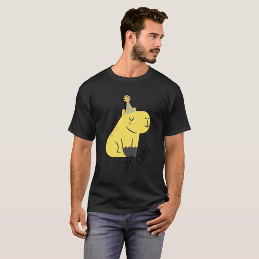 Mach dir keine Sorgen um Capy Happy Capybara Motiv T-Shirt (Vorne ganz)