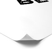 Mach dir keine Sorgen um den Frappey Funny Frappuc Poster (Ecke)