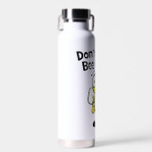 Mach dir keine Sorgen um die glückliche Bienenstoc Trinkflasche (Vorne)