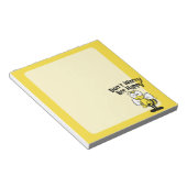 Mach dir keine Sorgen um glückliche Biene | Hummel Notizblock (angewinkelt)