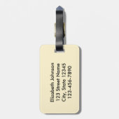 Mach dir keine Sorgen um glückliche Biene| Hummeln Gepäckanhänger (Rückseite vertikal)