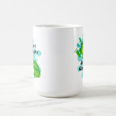 Mach dir keine Sorgen um glücklichen Funny Frog Kaffeetasse (Mittel)