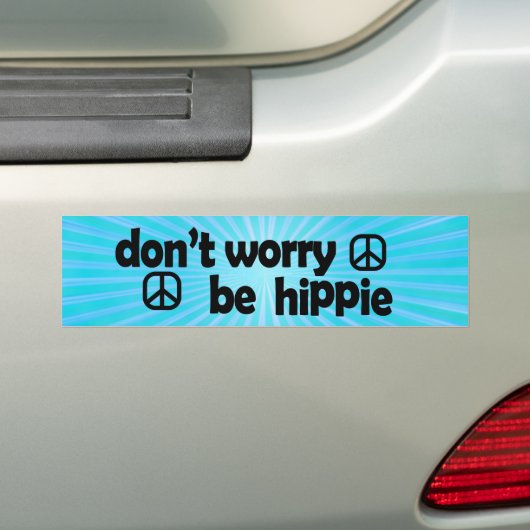 Mach dir keine Sorgen um Hippie Autoaufkleber (Auf Auto)