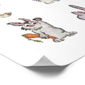 Mach dir keine Sorgen um Hoppy Square Poster (Ecke)