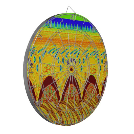 Mach dir keine Sorgen, wenn du glücklich bist beim Dartscheibe (Vorderseite Links)