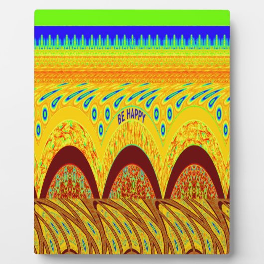 Mach dir keine Sorgen, wenn du glücklich bist beim Fotoplatte (Vorderseite)