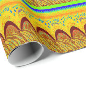 Mach dir keine Sorgen, wenn du glücklich bist beim Geschenkpapier (Rolleneckpunkt)