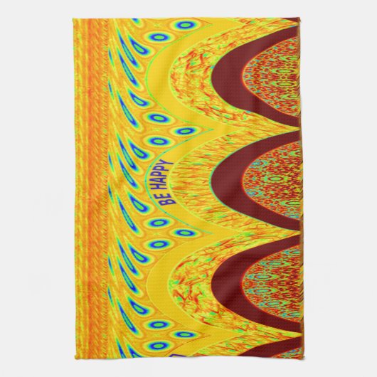 Mach dir keine Sorgen, wenn du glücklich bist beim Handtuch (Vertikal)