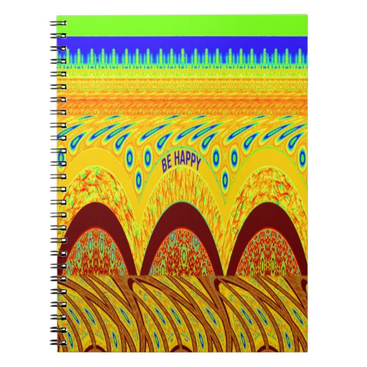 Mach dir keine Sorgen, wenn du glücklich bist beim Notizblock (Vorderseite)