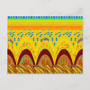 Mach dir keine Sorgen, wenn du glücklich bist beim Postkarte