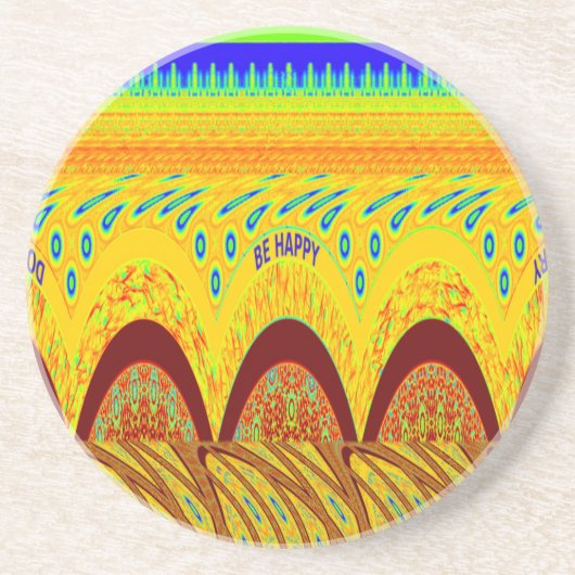 Mach dir keine Sorgen, wenn du glücklich bist beim Untersetzer (Vorne)