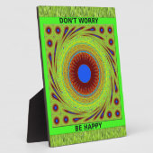 Mach dir keine Sorgen, wenn du glücklich bist. Fotoplatte (Seite)