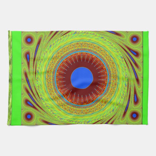 Mach dir keine Sorgen, wenn du glücklich bist. Handtuch (Horizontal)