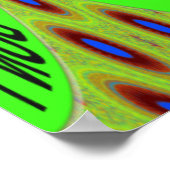 Mach dir keine Sorgen, wenn du glücklich bist. Poster (Ecke)