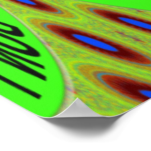 Mach dir keine Sorgen, wenn du glücklich bist. Poster (Ecke)