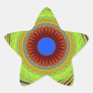 Mach dir keine Sorgen, wenn du glücklich bist. Stern-Aufkleber