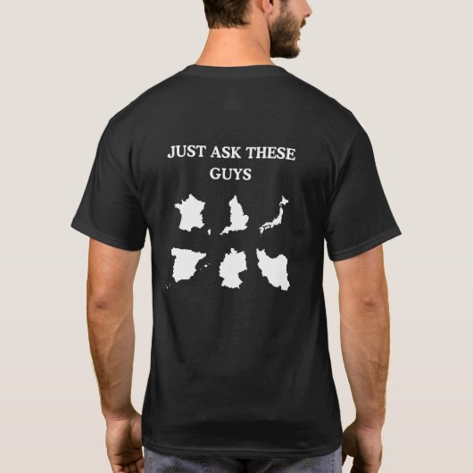 Mach dir nicht mit unseren Booten herum T-Shirt (Rückseite)