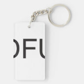 Mach dir nichts vor. ai schlüsselanhänger (Rückseite)