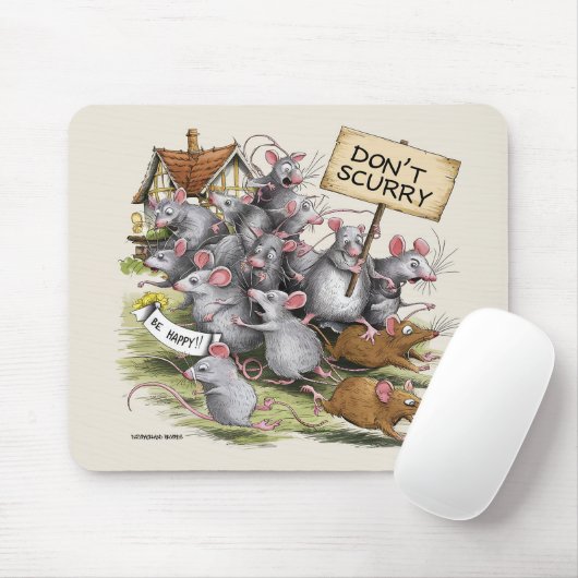 Mach dir nichts vor! mousepad (Mit Mouse)