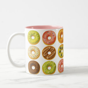 Mach dir Sorgen, sei glücklich! Zweifarbige Tasse