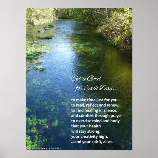 Mach dir Zeit für dich selbst... Poster (Vorne)