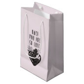 MACH! Du bist so niedlich - Geschenktasche Kleine Geschenktüte (Vorderseite Schrägansicht)