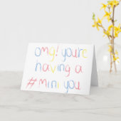 MACH! Du erwartest Karte (Gelbe Blume)