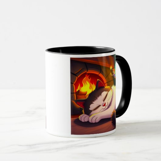 Mach einen großen Schlaf, Katze. Tasse (VorderseiteRechts)