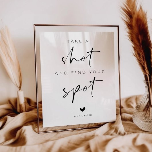 Mach einen Schnappschuss und finde deinen Platz Ho Poster