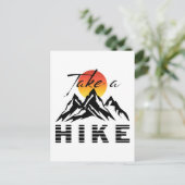 Mach einen Spaziergang Postkarte (Stehend Vorderseite)