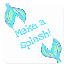 Mach einen Splash! Babyblau