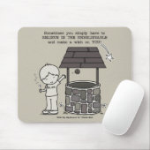 Mach einen Wunsch auf dich! Mousepad (Mit Mouse)