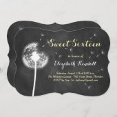 Mach einen Wunsch!Einladung 16 . Geburtstag Einladung (Vorne/Hinten)