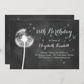 Mach einen Wunsch! Einladung zum 18. Geburtstag (M (Vorne/Hinten)