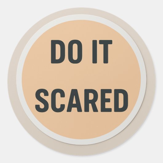 Mach es Angst Sticker (Vorderseite)