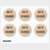 Mach es Angst Sticker (Blatt)