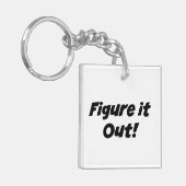 "Mach es aus!" Phrase Schlüsselanhänger (Vorderseite links)