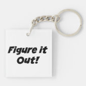 "Mach es aus!" Phrase Schlüsselanhänger (Rückseite)