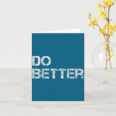 Mach es besser karte (Gelbe Blume)