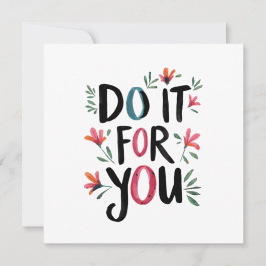 Mach es für dich einladung (Vorderseite)