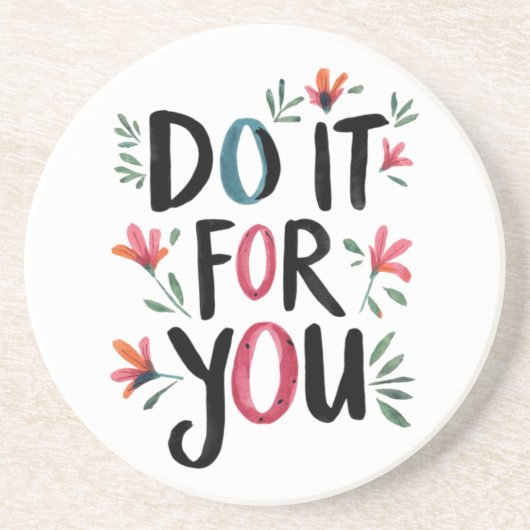 Mach es für dich getränkeuntersetzer (Vorne)