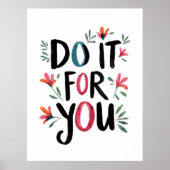 Mach es für dich poster (Vorne)