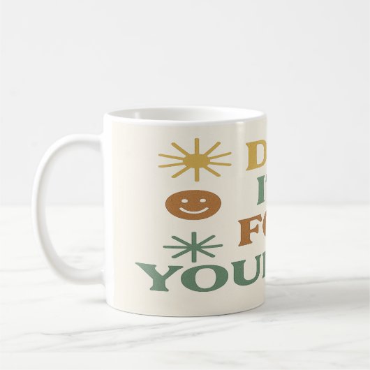 Mach es für dich selbst kaffeetasse (Links)