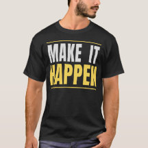 Mach es geschehen Motivations-Typografie-Zitat