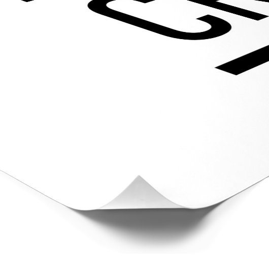 Mach es kaputt! Motivierend Text | Lizard Poster (Ecke)