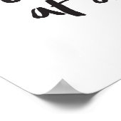 "Mach es mit Leidenschaft oder gar nicht" Zitat Poster (Ecke)