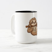 Mach es morgen Faultier Tasse (Vorderseite Links)