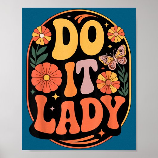 Mach es Motivations-Empowerment-Slogan Poster (Vorne)