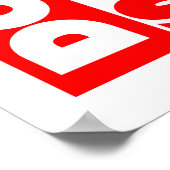 Mach es. Platz, Platz, Platz Poster (Ecke)