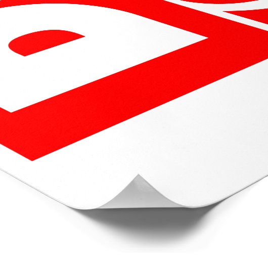 Mach es. Platz, Platz, Platz Poster (Ecke)